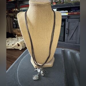 Elegant Silver Charm Necklace